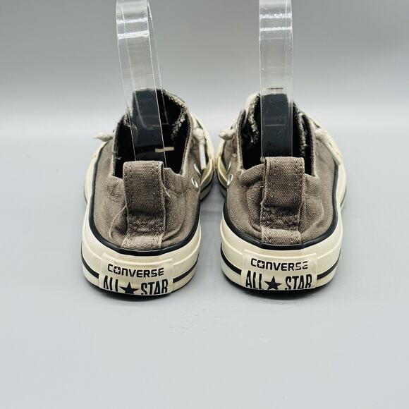 Converse Chuck Taylor All Star Shoreline Shoes Womens 5 Gray Low Slip On Canvas - Picture 7 of 12